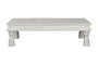DKD Home Decor Mesa de Centro de Madera Decapé Blanco 170x102x47