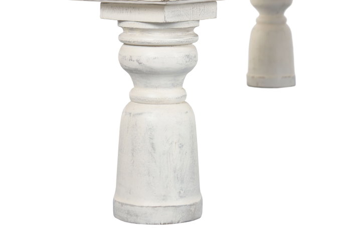 DKD Home Decor Mesa de Centro de Madera Decapé Blanco 170x102x47 DKD Home Decor Mesa de Centro de Madera Decapé Blanco 170x102x47