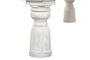 DKD Home Decor Mesa de Centro de Madera Decapé Blanco 170x102x47