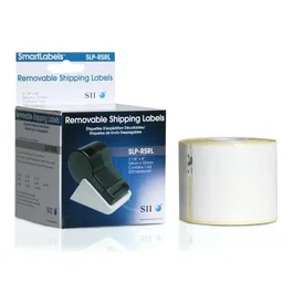 Seiko Instruments SLP-RSRL Etiqueta Autoadhesiva Blanca 10,1x5,4cm 220 Piezas Desmontable