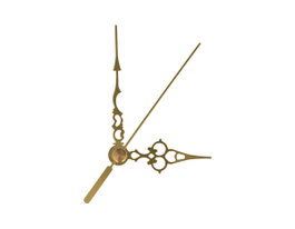 Innspiro Kit de manecillas de reloj de aluminio doradas