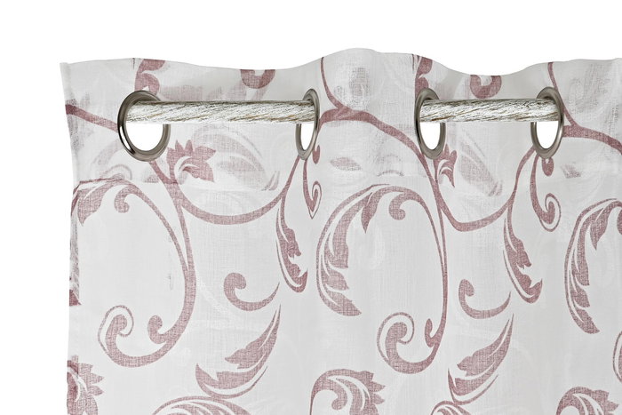 Cortina Alpino DKD Home Decor Barroco Rojo Blanco 270 x 140 cm (2 Unidades) Cortina Alpino DKD Home Decor Barroco Rojo Blanco 270 x 140 cm (2 Unidades)