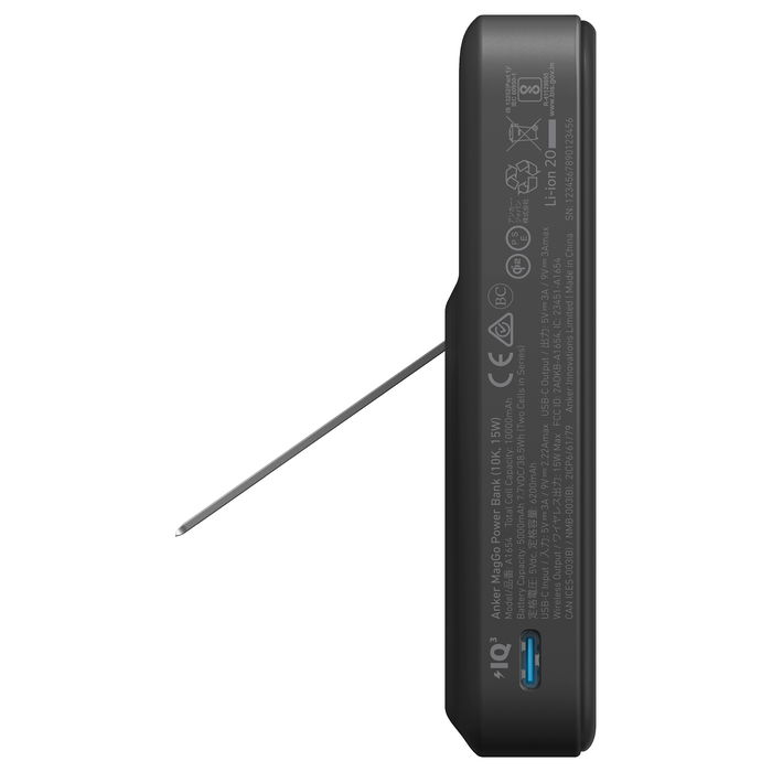 Anker 633 MagGo Power Bank Inalámbrico Magnético 10000 mAh 15W Negro