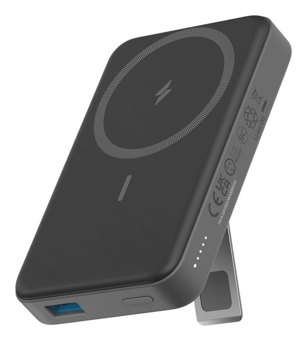 Anker 633 MagGo Power Bank de 10.000 mAh, Carga Inalámbrica 15 W, Negro