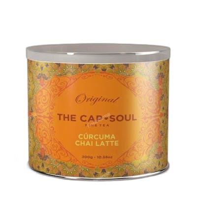 The Capsoul Curcuma Chai Latte 300g - Mezcla de especias y cúrcuma