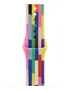 Apple MFFQ4ZM/A Correa Pride Edition para Apple Watch 38mm 40mm 41mm Series 7 9 SE 3 - Fluoroelastómero Multicolor, Talla M/L