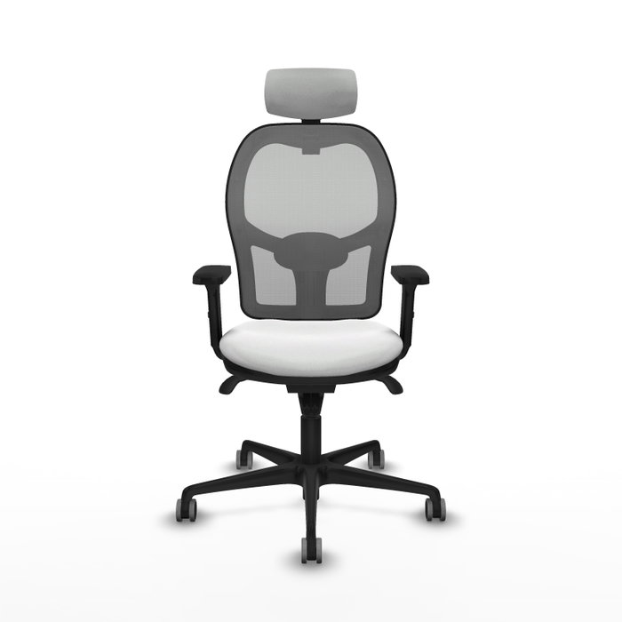 PIQUERAS Y CRESPO Silla de oficina Jorquera Blanco y Gris