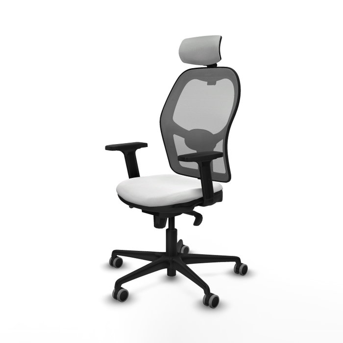 PIQUERAS Y CRESPO Silla de oficina Jorquera Blanco y Gris
