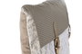DKD Home Decor Cojin Greige Blanco 45 x 10 x 45 cm Jacquard Poliester