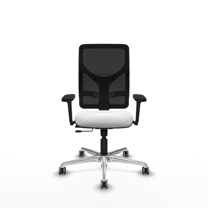 PIQUERAS Y CRESPO Silla de oficina Motilla con mecanismo Sincro/Traslack, Blanco y Negro PIQUERAS Y CRESPO Silla de oficina Motilla con mecanismo Sincro/Traslack, Blanco y Negro