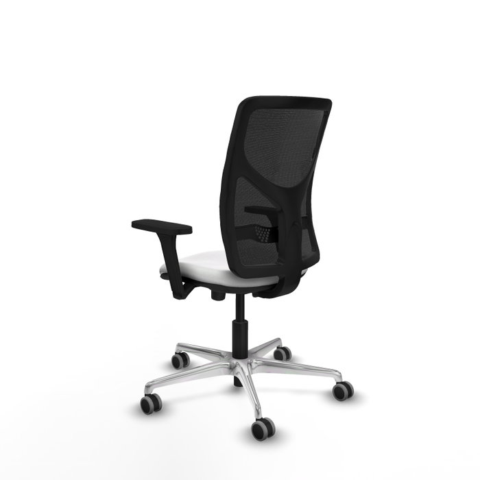 PIQUERAS Y CRESPO Silla de oficina Motilla con mecanismo Sincro/Traslack, Blanco y Negro PIQUERAS Y CRESPO Silla de oficina Motilla con mecanismo Sincro/Traslack, Blanco y Negro