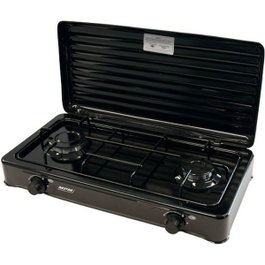 Mpm Cocina a gas Smile KN-02/1KB Bizona 4300W Negra