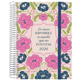 Finocam Agenda Espiral Design Collection E10-155x212 mm 1Dp Tapa Pp Imposible 2026