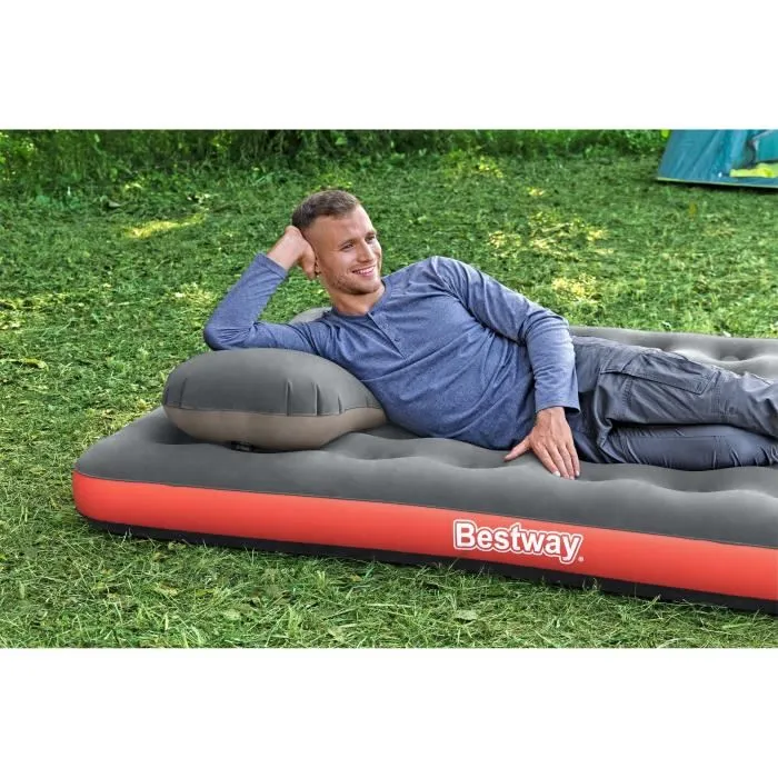 Bestway Colchón Doble Roll & Relax 203x183x22 cm
