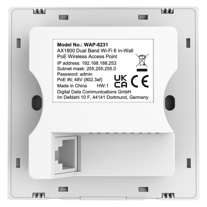 Level One WAP-8231 AX1800 Wi-Fi 6 Dual Band