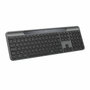 Logitech Signature Slim Solar+ K980 Teclado Solar Inalámbrico Bluetooth Grafito Español