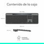 Logitech Signature Slim Solar+ K980 Teclado Solar Inalámbrico Bluetooth Grafito Español