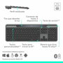 Logitech Signature Slim Solar+ K980 Teclado Solar Inalámbrico Bluetooth Grafito Español