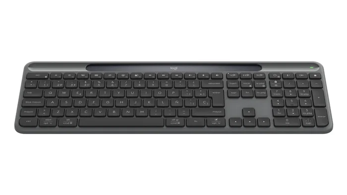 Logitech Signature Slim Solar+ K980 Teclado Solar Inalámbrico Bluetooth Grafito Español