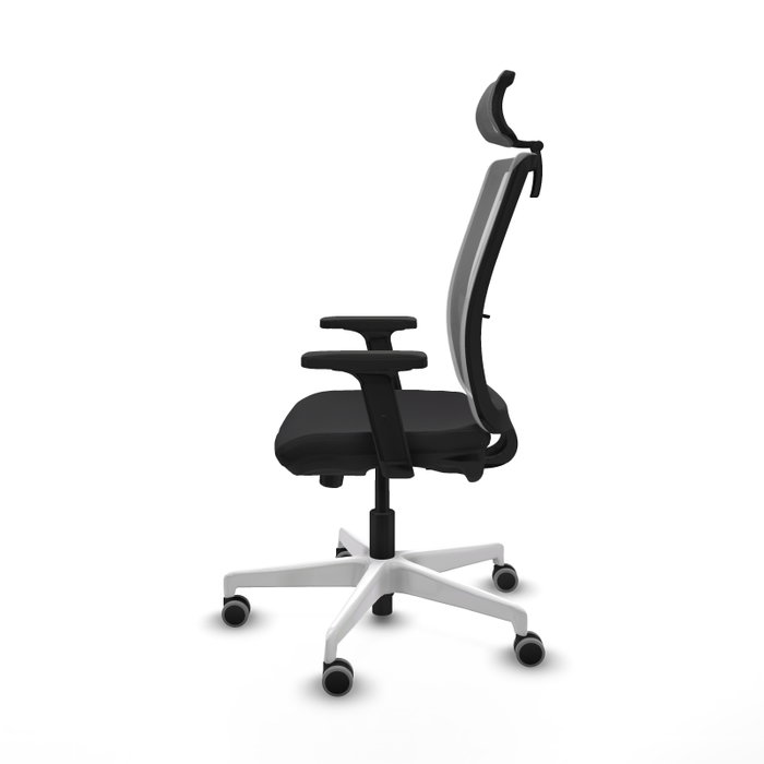 PIQUERAS Y CRESPO Silla de oficina Haches con mecanismo Sincro/Traslack Negro y Gris PIQUERAS Y CRESPO Silla de oficina Haches con mecanismo Sincro/Traslack Negro y Gris