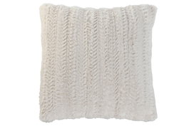 DKD Home Decor Cojin Rabit fur april 24 b Crudo 45 x 45 x 8 cm (2 Unidades)