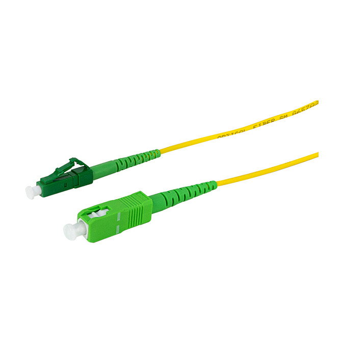 LogiLink Cable de parcheo de fibra simplex OS2 SM G.657.A2 SC/APC a LC/APC, 20 m