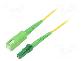 LogiLink FPSLS20 Cable de fibra óptica OS2 SM G.657.A2 SC/APC a LC/APC 20 m
