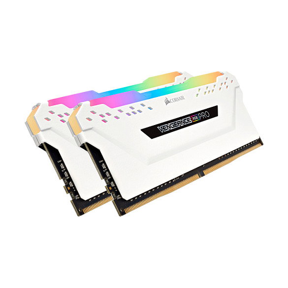 Corsair CMW32GX4M2A2666C16W Kit Memoria Vengeance RGB Pro DDR4 32GB (2x16GB) 2666MHz CL16 DIMM con disipador térmico Corsair CMW32GX4M2A2666C16W Kit Memoria Vengeance RGB Pro DDR4 32GB (2x16GB) 2666MHz CL16 DIMM con disipador térmico