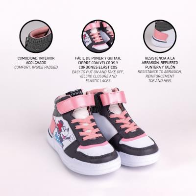 Botas Casual Infantiles Minnie Mouse Rosa 29