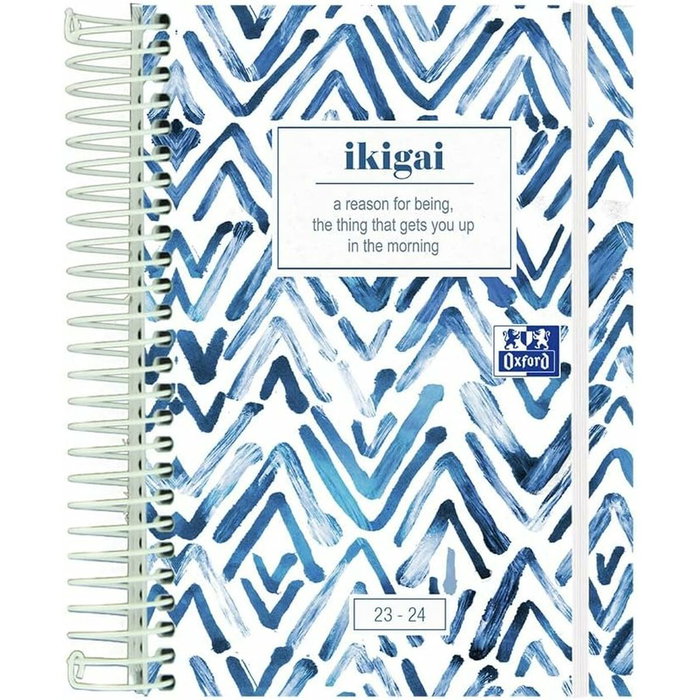 Oxford agenda escolar japandi te 4º semana vista c/surtidos castellano 2023-2024