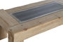 DKD Home Decor Mesa Centro Alpino Natural Abeto y MDF 140 x 70 x 46 cm
