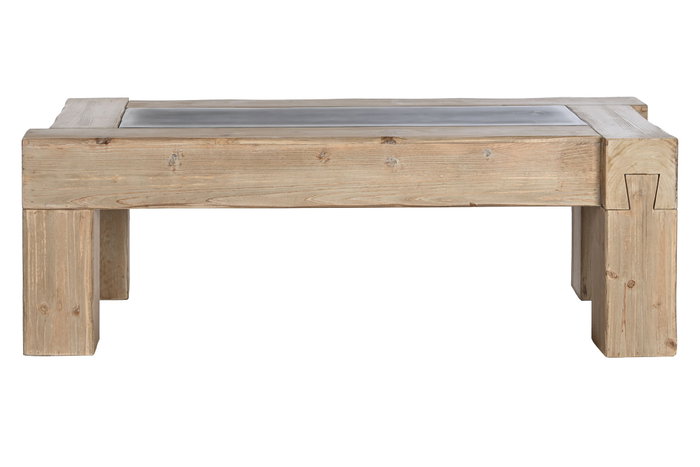 DKD Home Decor Mesa Centro Alpino Natural Abeto y MDF 140 x 70 x 46 cm DKD Home Decor Mesa Centro Alpino Natural Abeto y MDF 140 x 70 x 46 cm