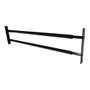 Mottez Barra de seguridad extensible 99 - 188 cm, 2 barras