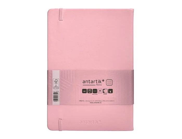 Antartik Cuaderno Antartik Notes Tapa Dura Rosa Pastel A5 Antartik Cuaderno Antartik Notes Tapa Dura Rosa Pastel A5