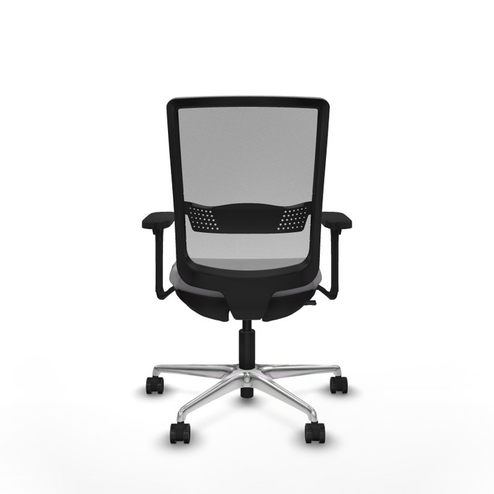 PIQUERAS Y CRESPO Silla de oficina Haches Gris con mecanismo Sincro/Traslack