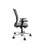 PIQUERAS Y CRESPO Silla de oficina Haches Gris con mecanismo Sincro/Traslack