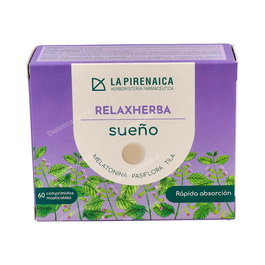 La Pirenaica Relaxherba Sueño 60 Comprimidos Masticables Estuche