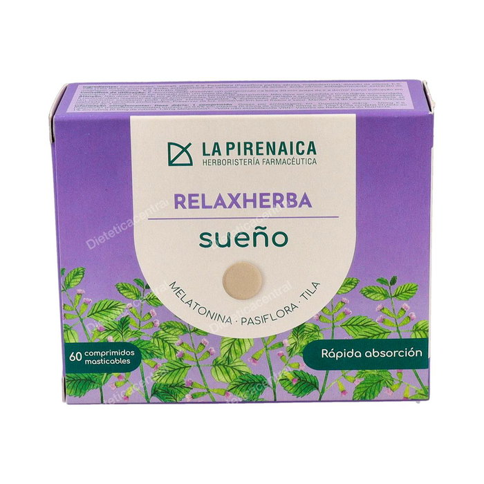 La Pirenaica Relaxherba Sueño 60 Comprimidos Masticables Estuche La Pirenaica Relaxherba Sueño 60 Comprimidos Masticables Estuche