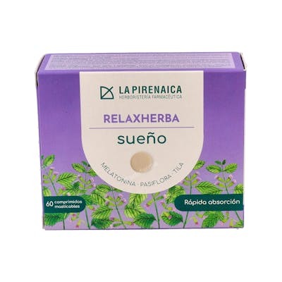 La Pirenaica Relaxherba Sueño 60 Comprimidos Masticables Estuche