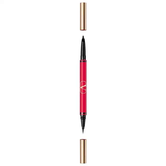 Valentino Twin Liner Doble Extremo 02 Negro & Rosso Valentino Twin Liner Doble Extremo 02 Negro & Rosso