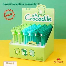 Roymart Bolis Cocodrilo Click Pen Surtidos Expositor 36 Ud