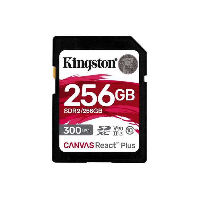 Kingston Canvas React Plus 256GB SDXC UHS-II V90