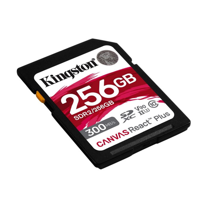 Kingston Canvas React Plus 256GB SDXC UHS-II V90