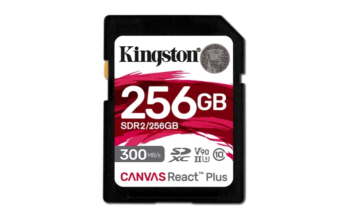 Kingston Canvas React Plus 256GB SDXC UHS-II V90