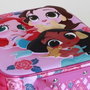 Karactermania Mochila 3D con Ruedas Pequeña Princesas Disney Flowers Rosa