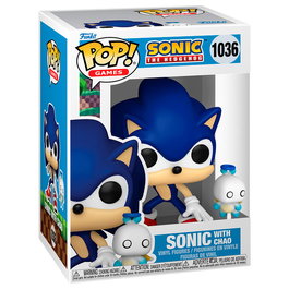 Funko Figura POP Sonic The Hedgehog Sonic with Chao 9cm Vinilo Caja Regalo