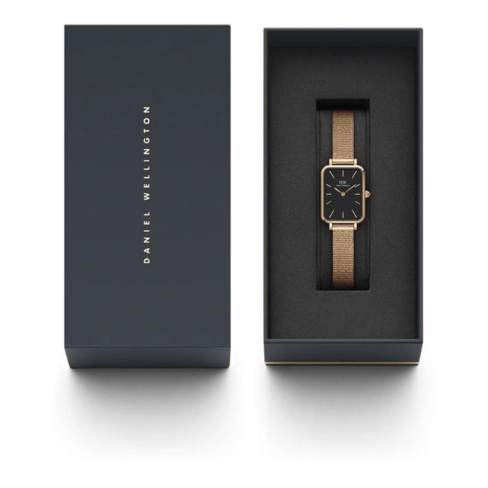 Daniel Wellington DW00100466 con caja dorada y esfera negra Daniel Wellington DW00100466 con caja dorada y esfera negra