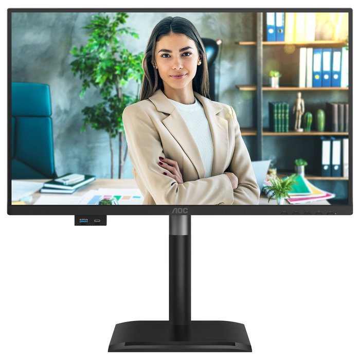 AOC Monitor 24P4U 23.8" Full HD IPS 120Hz 4ms HDMI DP USB Negro