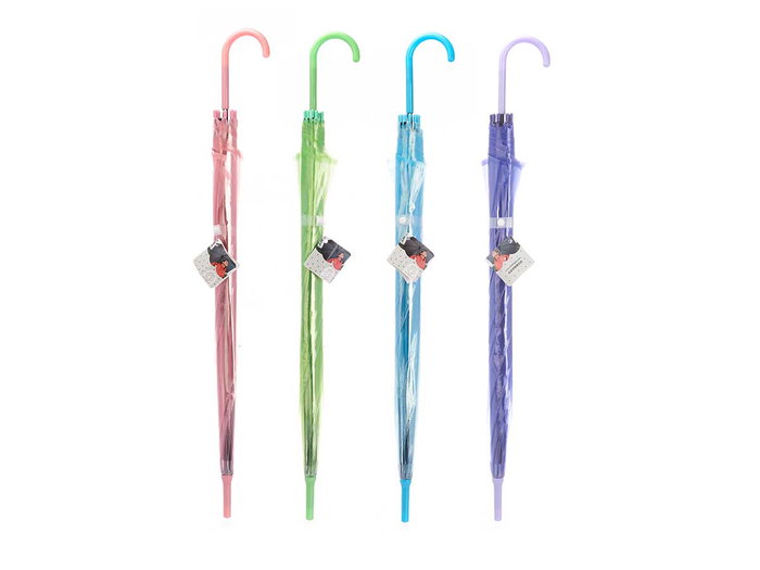 Arte Regal Paraguas Infantil Transparente Surtidos 7x72x4 cm (Set de 24)