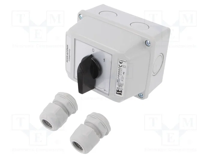 SPAMEL Interruptor de leva 16A 2 posiciones 0-1 IP65 SPAMEL Interruptor de leva 16A 2 posiciones 0-1 IP65